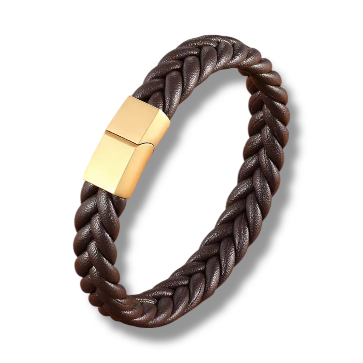 Bruinen Leren Armband