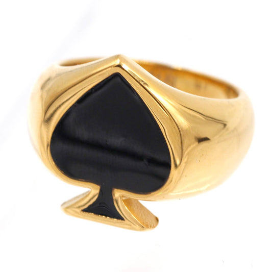 Gouden Ace of Spades Ring