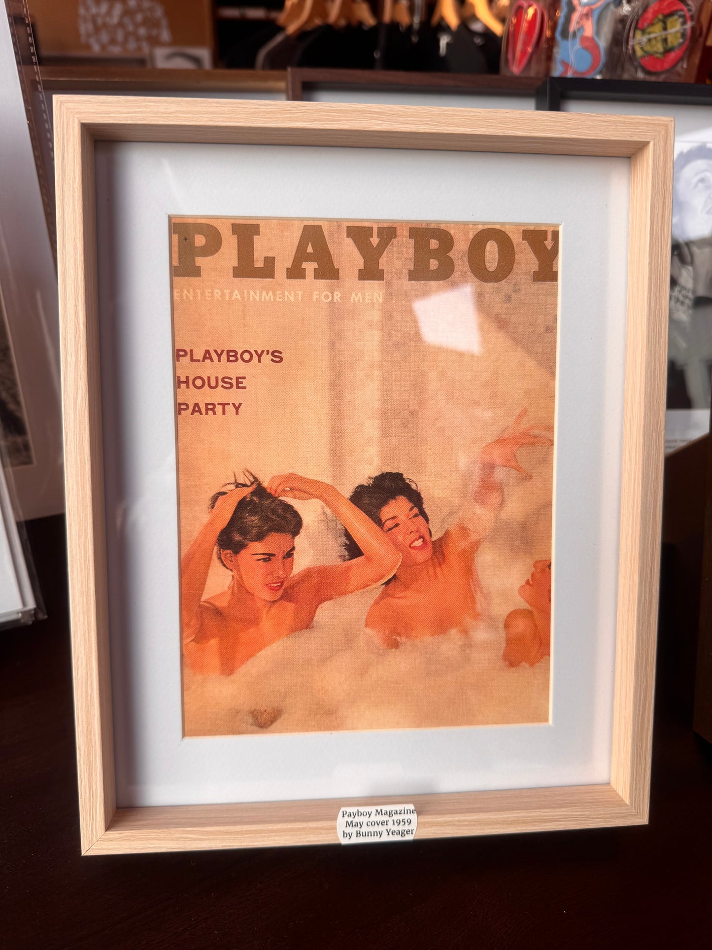 1959 Playboy Cover - Passe-Partout photo Print