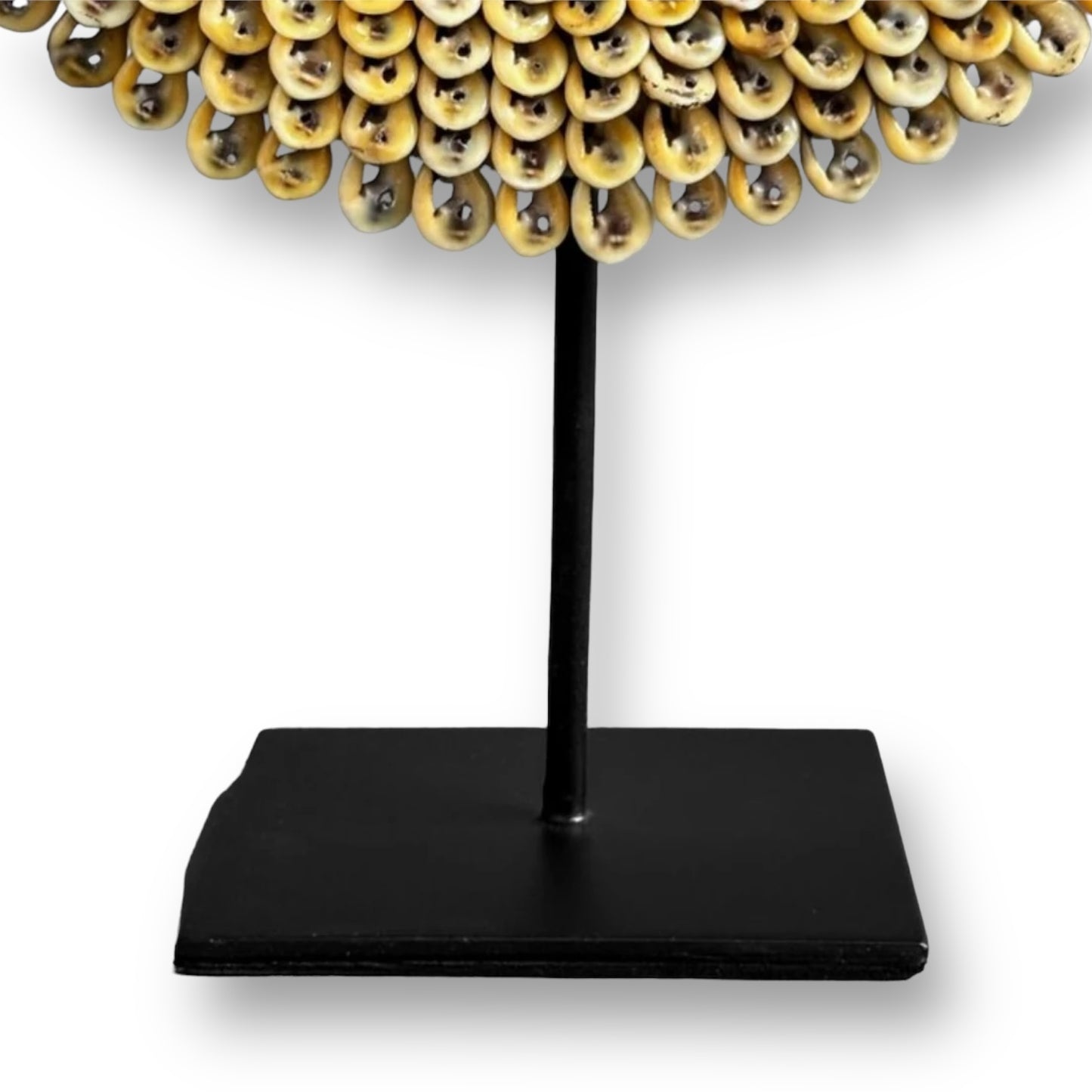 Nassaschelp ornamenten - geel/grijs