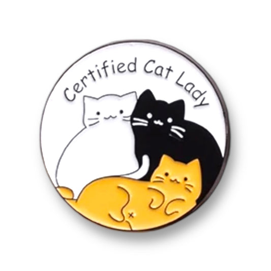 Cat lady Pin