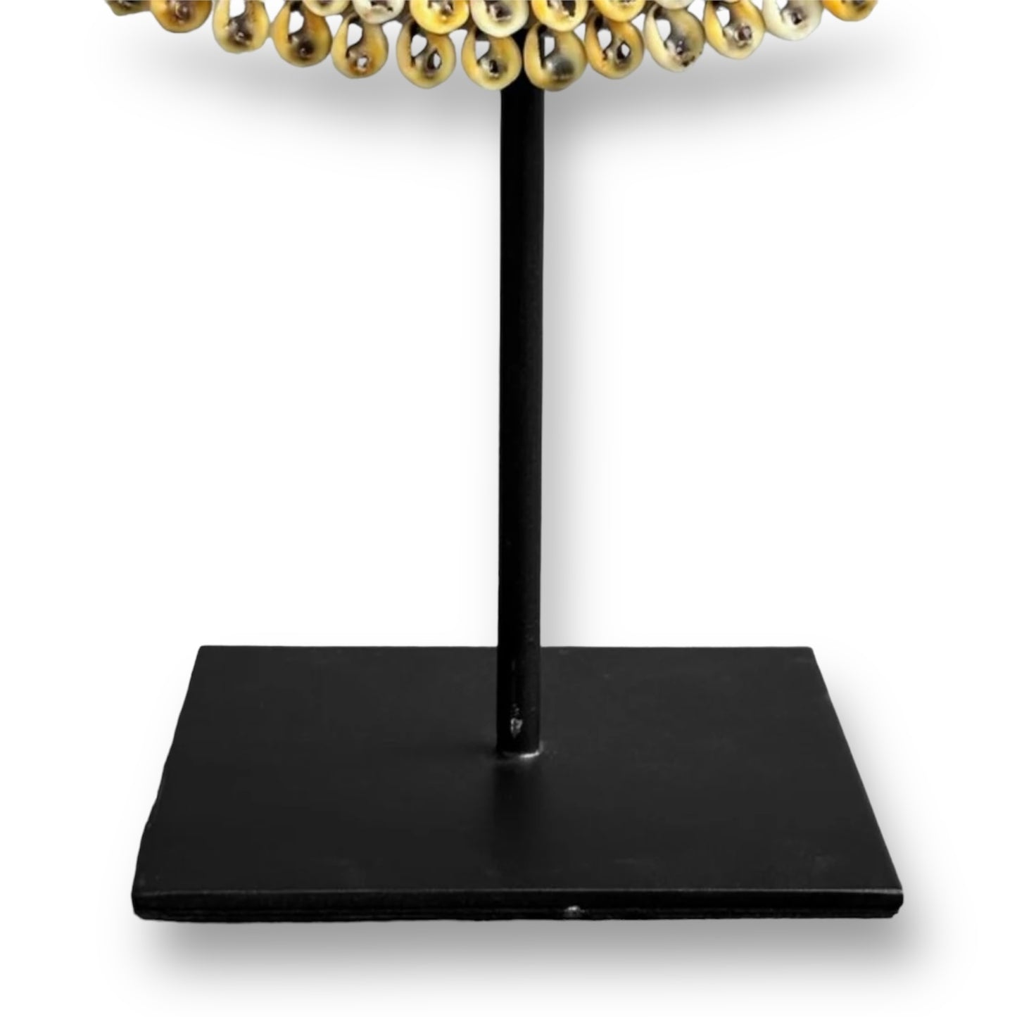 Nassaschelp ornamenten - geel/grijs