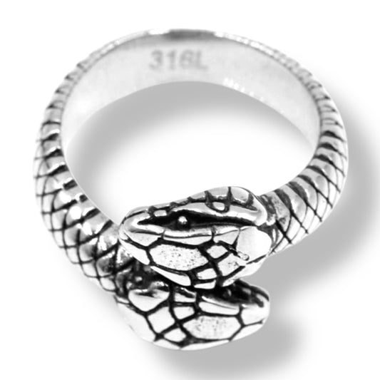 Slangen Ring Zilver