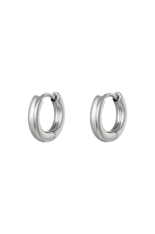 Oorringen zilver mini