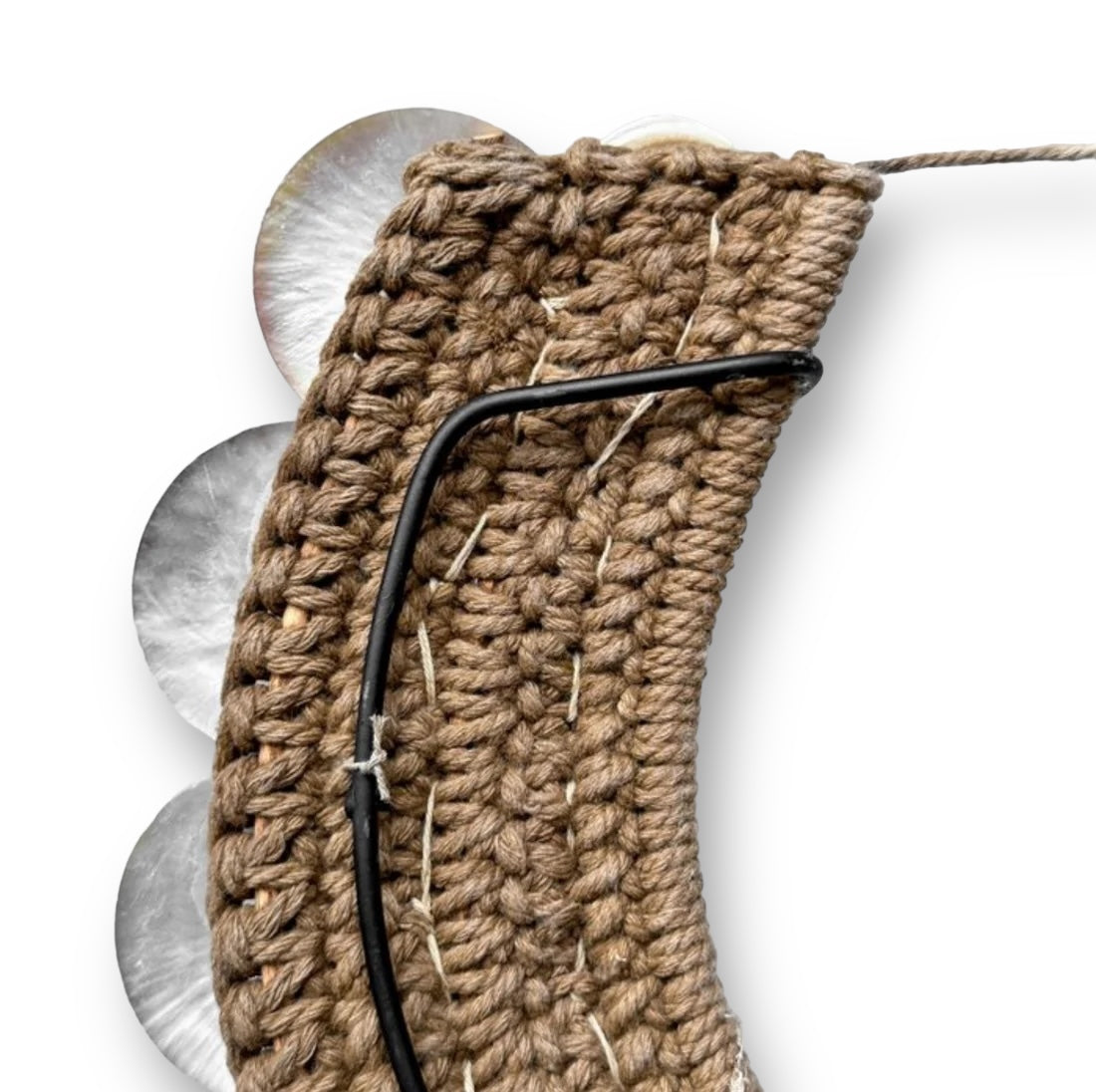 Iriserende schelpen ornament