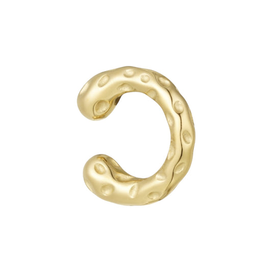 Gouden Ear cuff met design