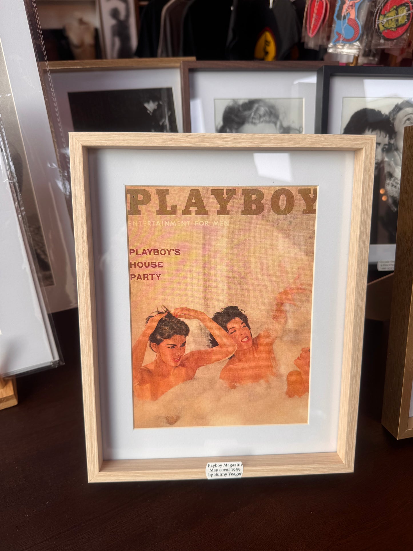 1959 Playboy Cover - Passe-Partout photo Print