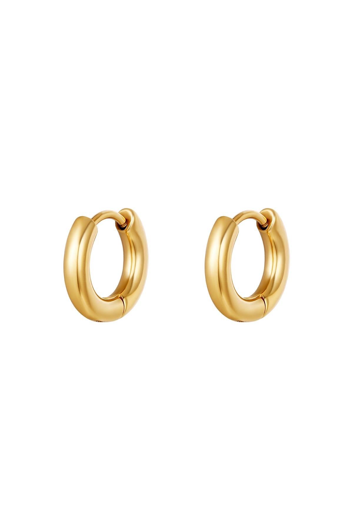 Oorringen goud mini