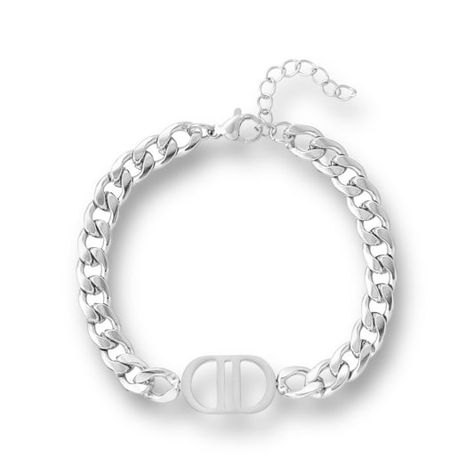 Gouden/Zilveren Armband met schakel