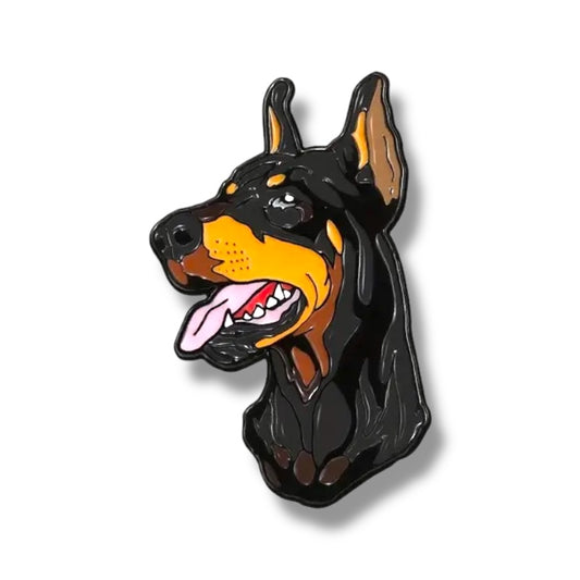 Doberman Dog Pin