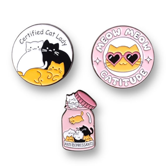 Cat lady Pin