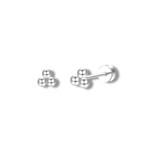 Zilveren labret Piercing