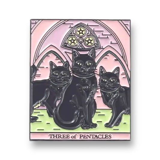 Tarot Pin Cat