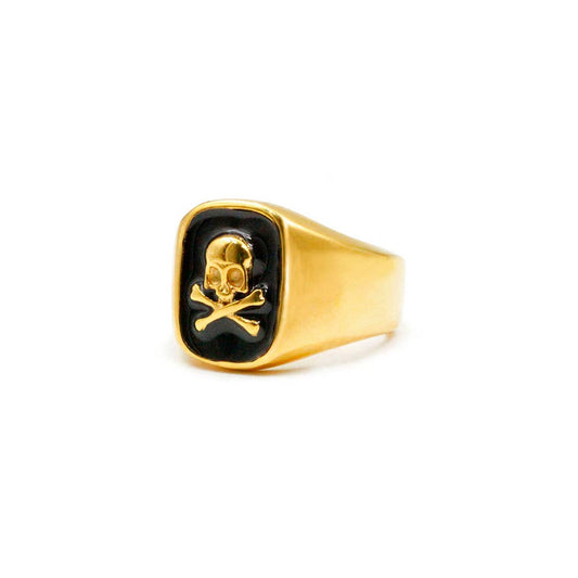 Gouden Skull Ring