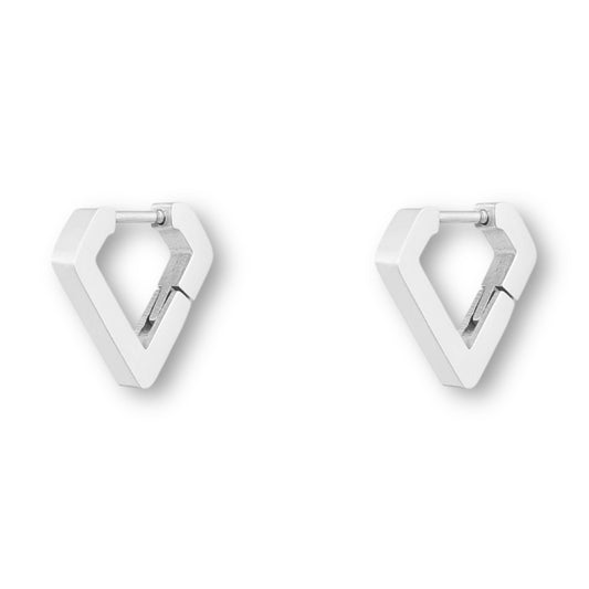 Diamand Oorbellen Zilver