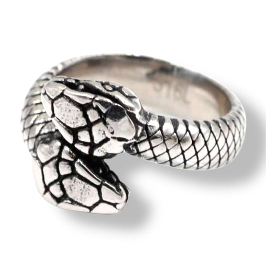 Slangen Ring Zilver