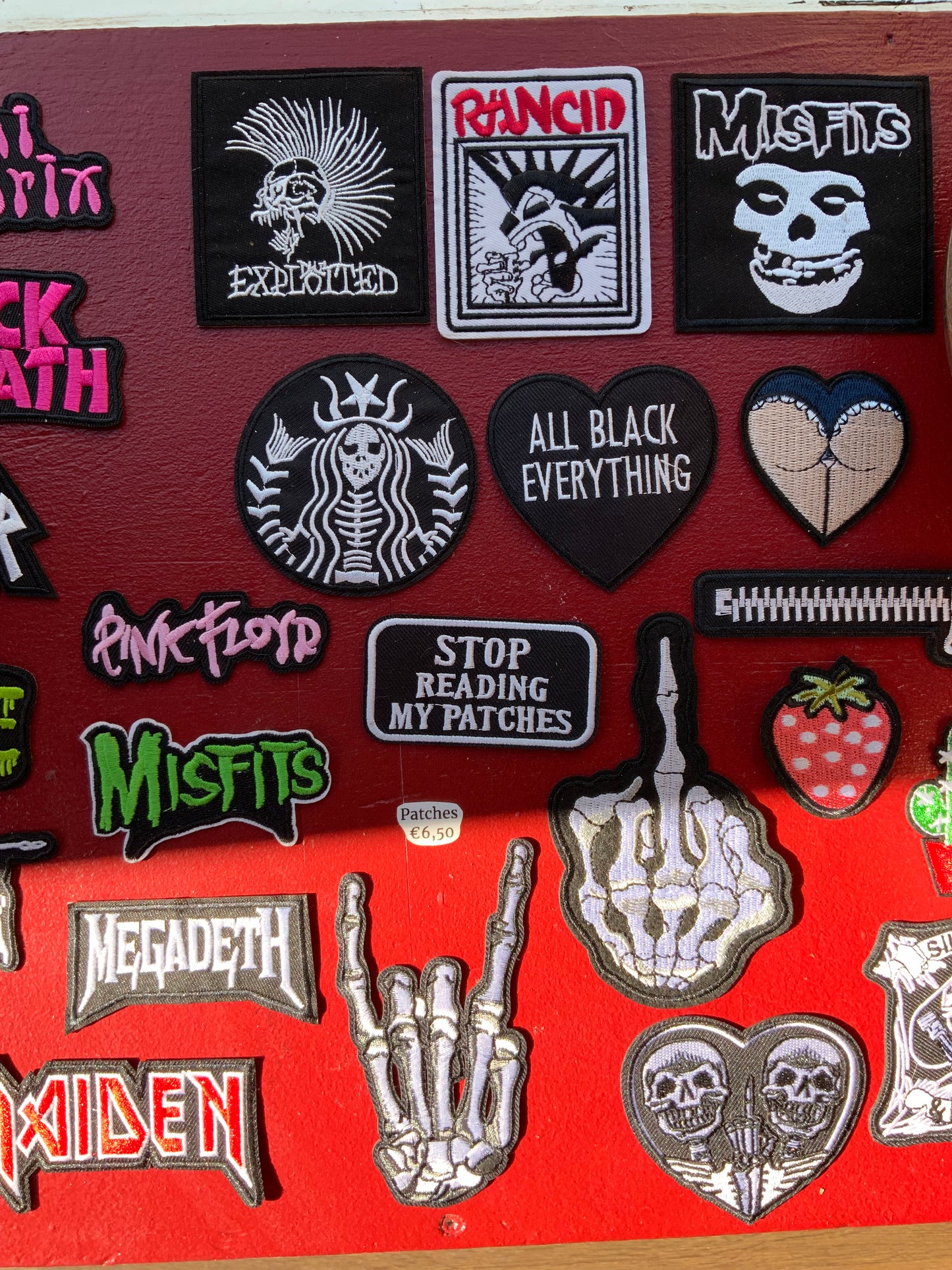 All black everything patch