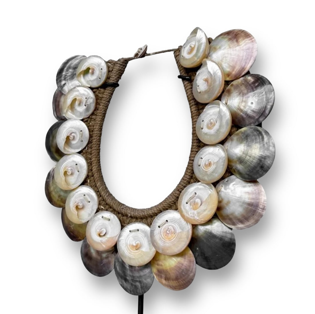 Iriserende schelpen ornament
