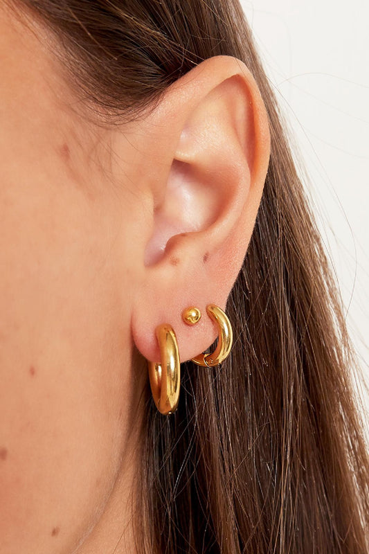 Oorringen zilver mini