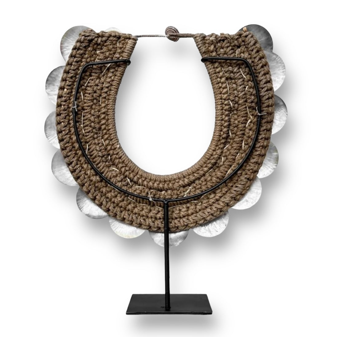 Iriserende schelpen ornament
