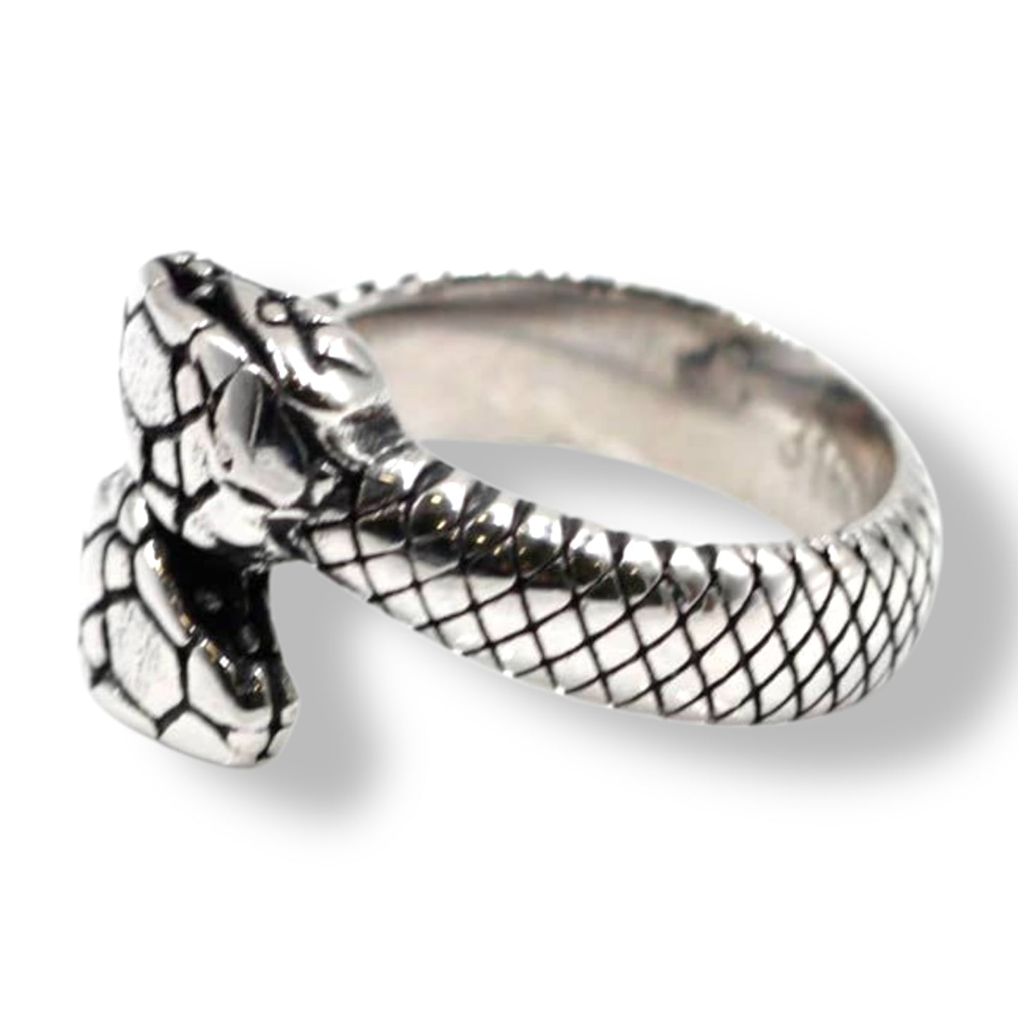 Slangen Ring Zilver
