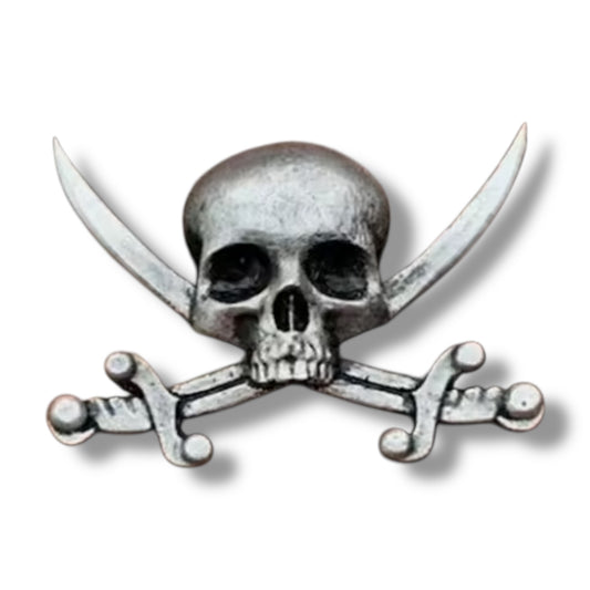 Pirate Skull Crossbones Pin