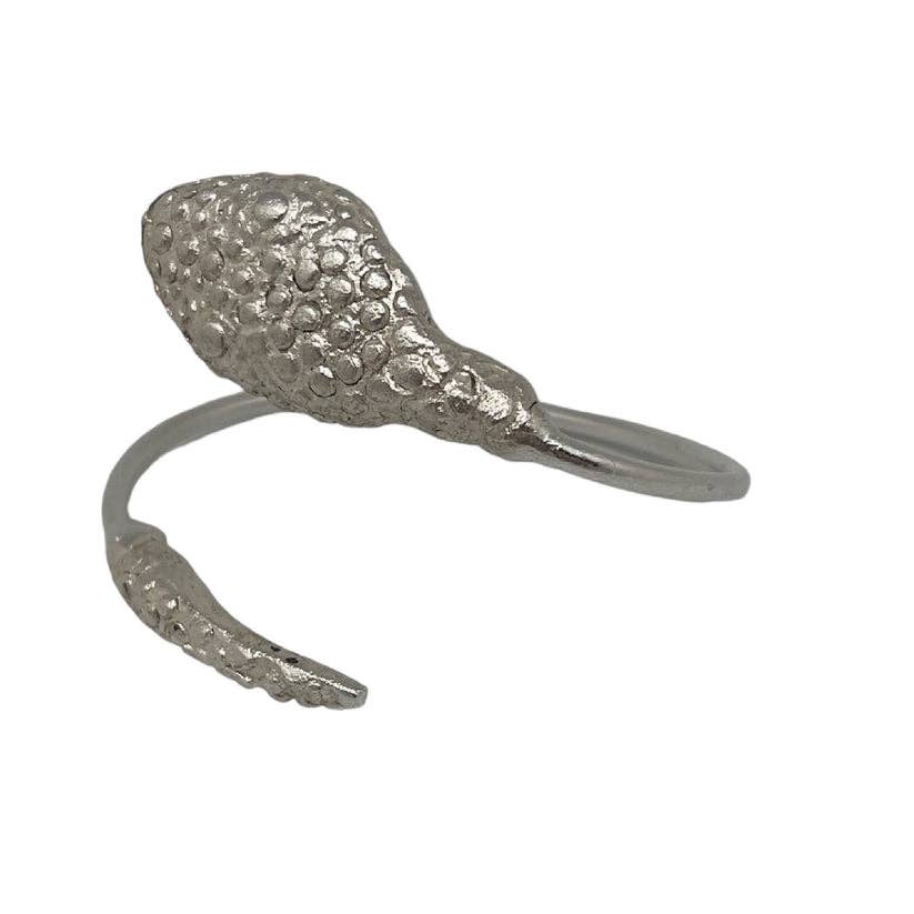 Silver snake bracelet