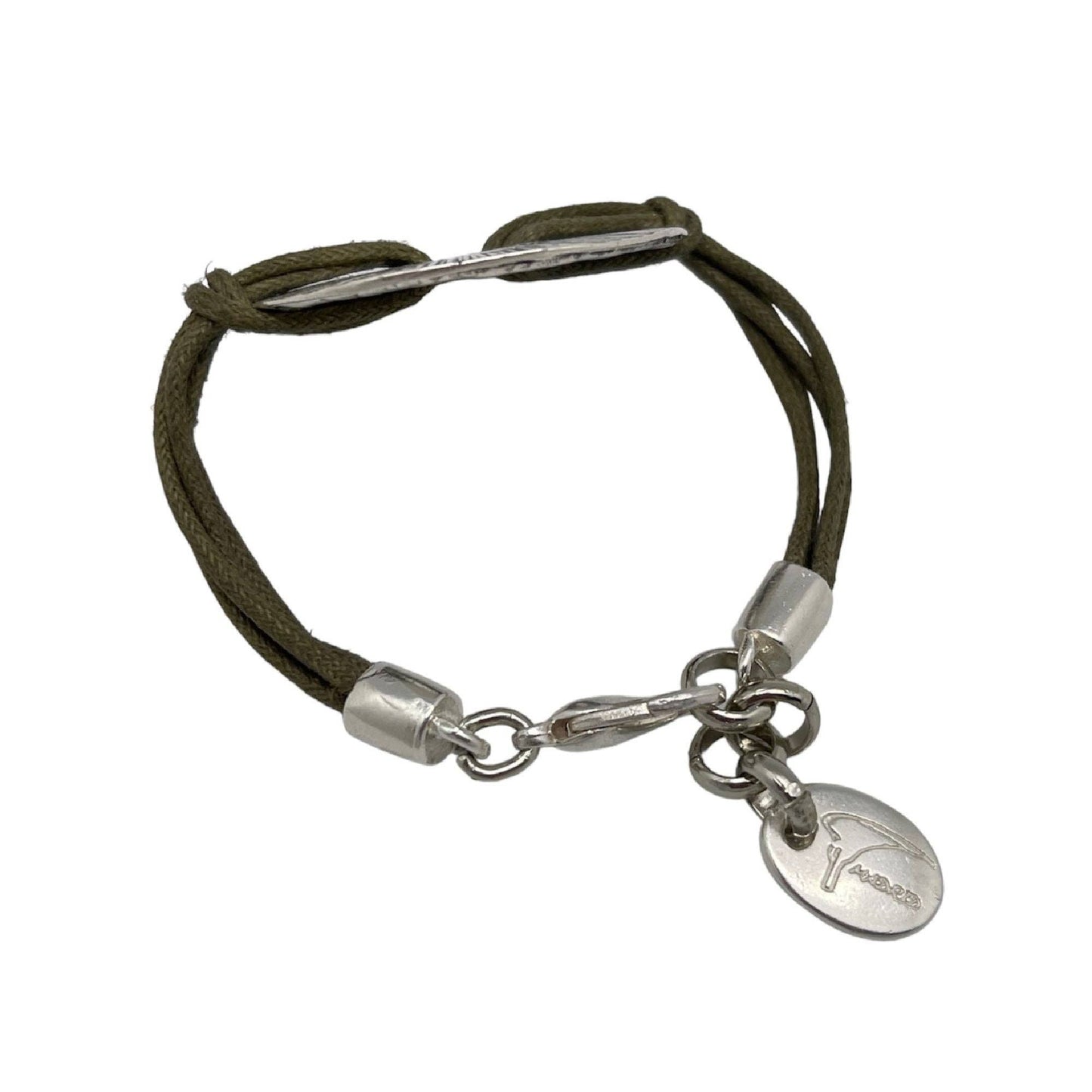Etnia silver-khaki bracelet