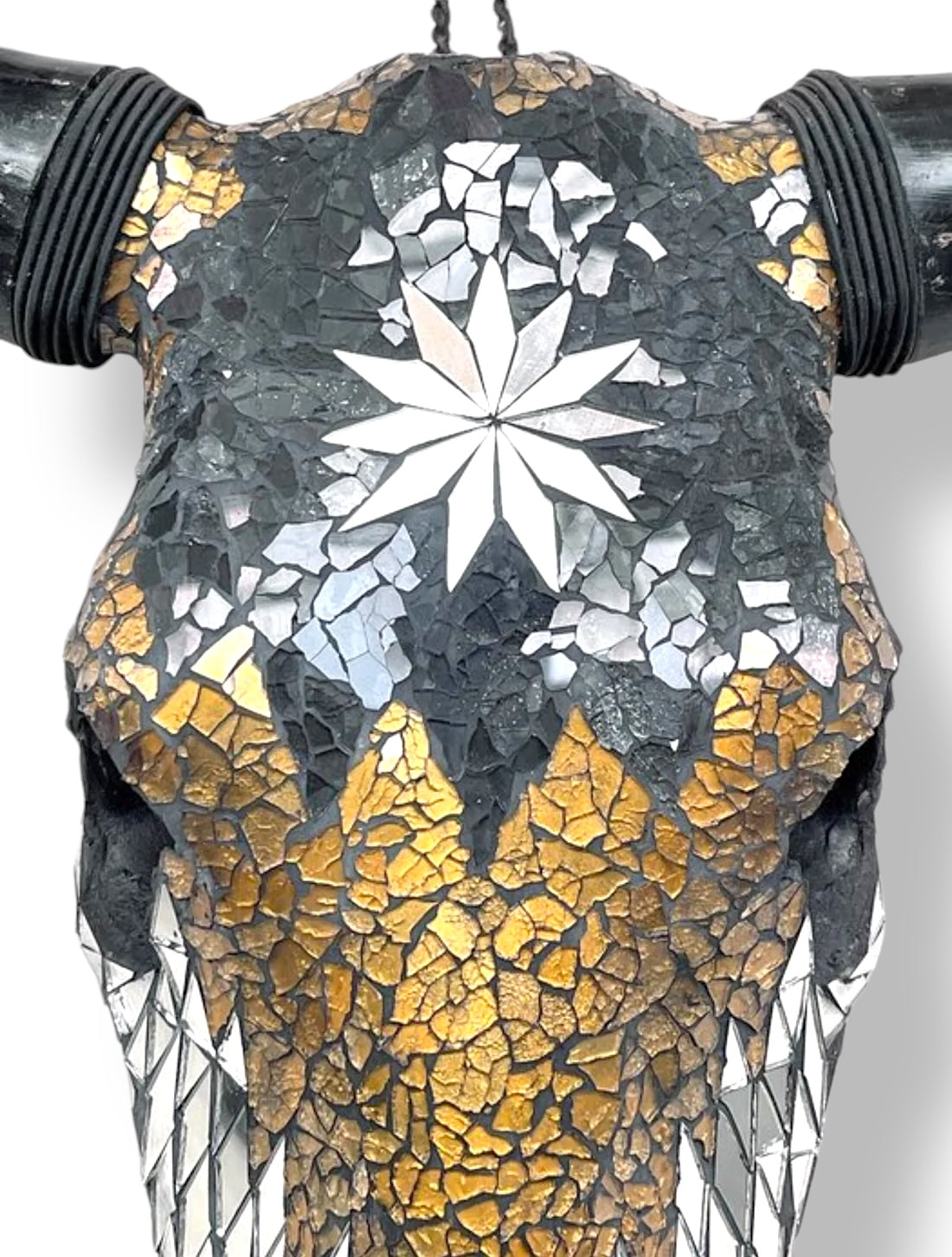 Bull Skull - Glass/Mirror Mosaic