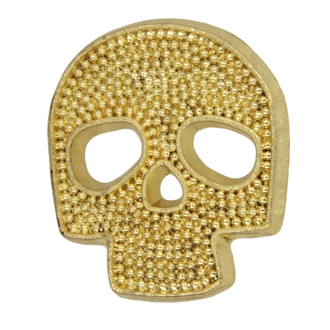 Skull pin mini gold