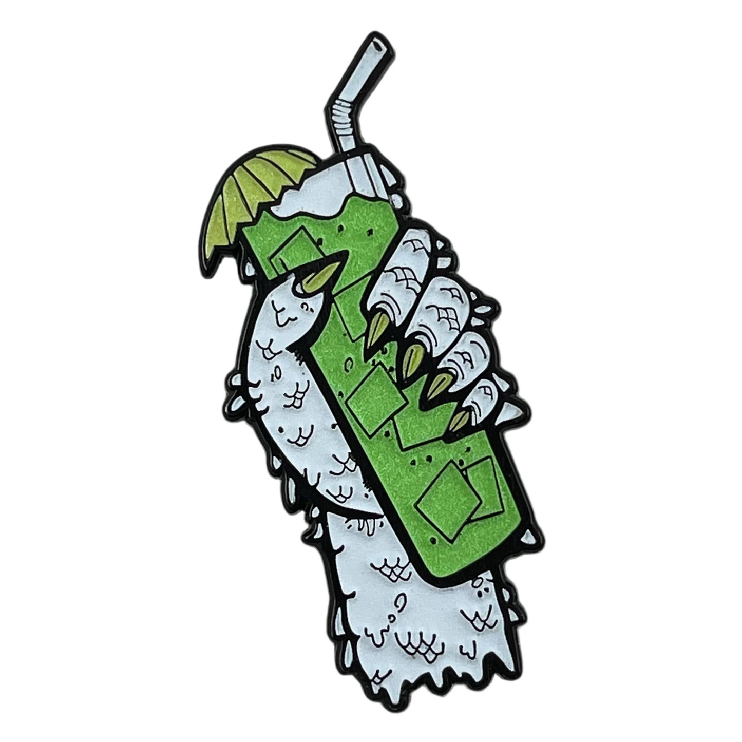 THIRSTY CREATURE 2” Glow in the Dark Monster Enamel Pin