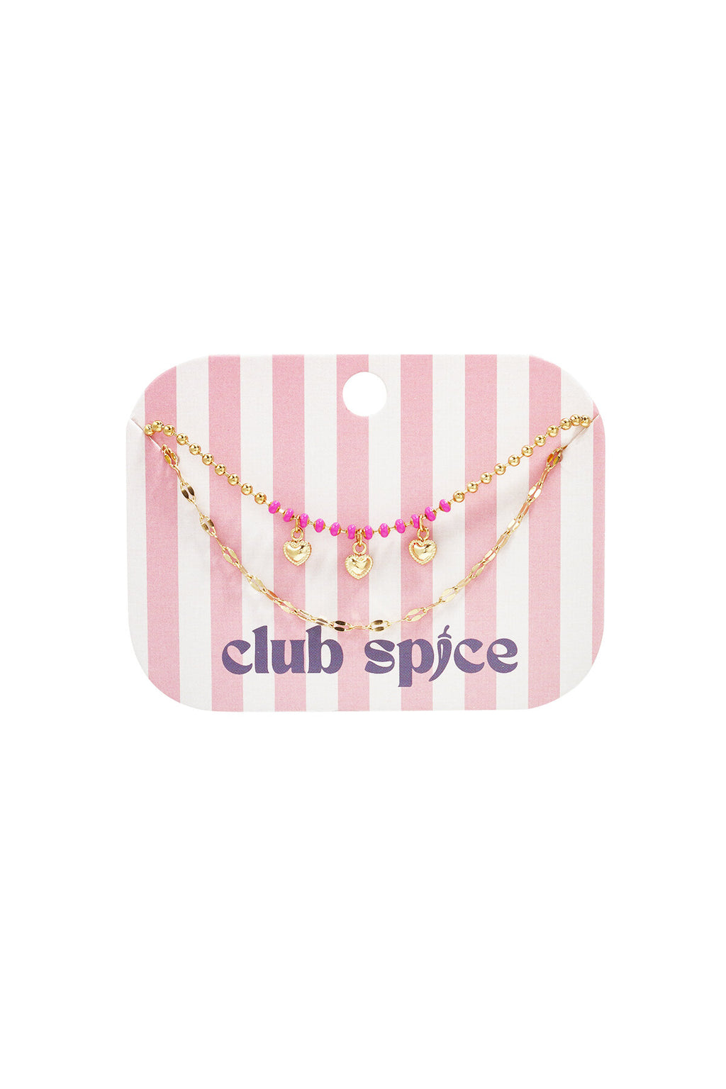 Elegant Gold Multi-Layered Heart Charm Bracelet