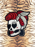 Parche rojo “Skull Poulette”