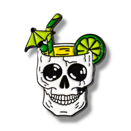 Skull Cocktail Pin