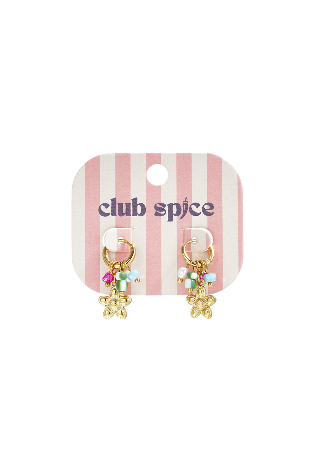 Elegant Gold Crystal Beads Earrings for Women