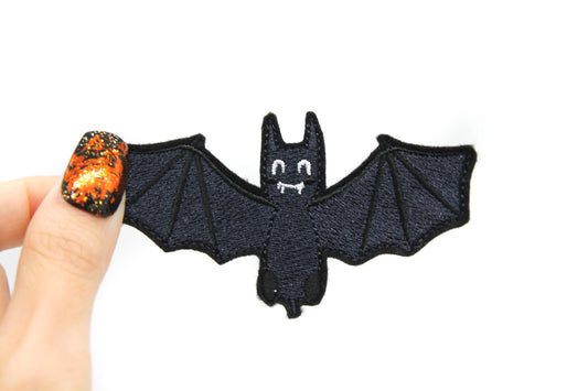 Cute Halloween Bat Embroidered Iron on Patch