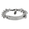 Silver plated link bracelet