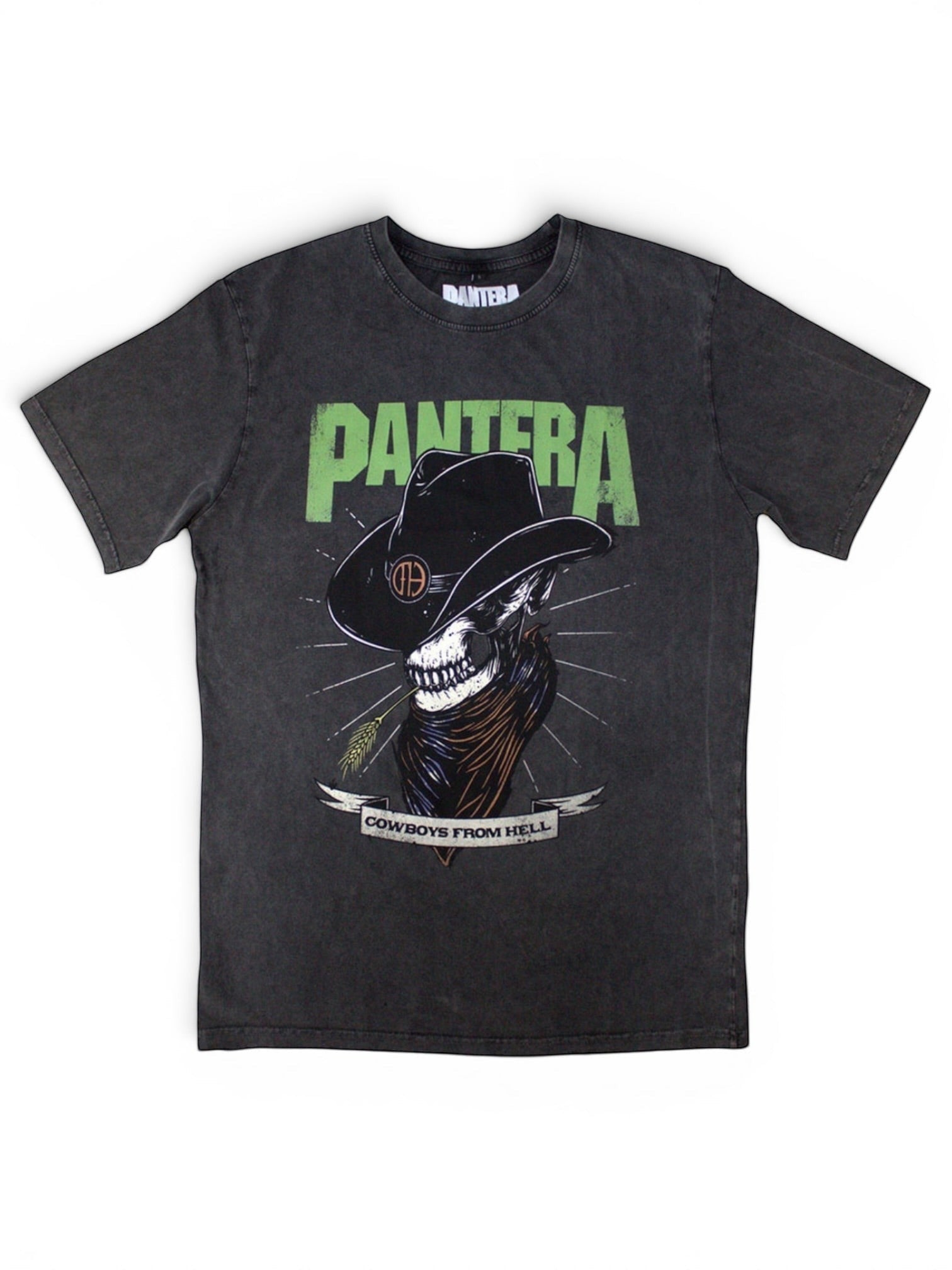 Pantera Stone Wash T-Shirt – Skeleton Cowboy (Limited Edition of 999 pieces)