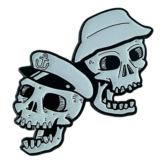 SKULLIGAN’S ISLAND Glow-in-the-Dark Soft Enamel Pin Gilligan