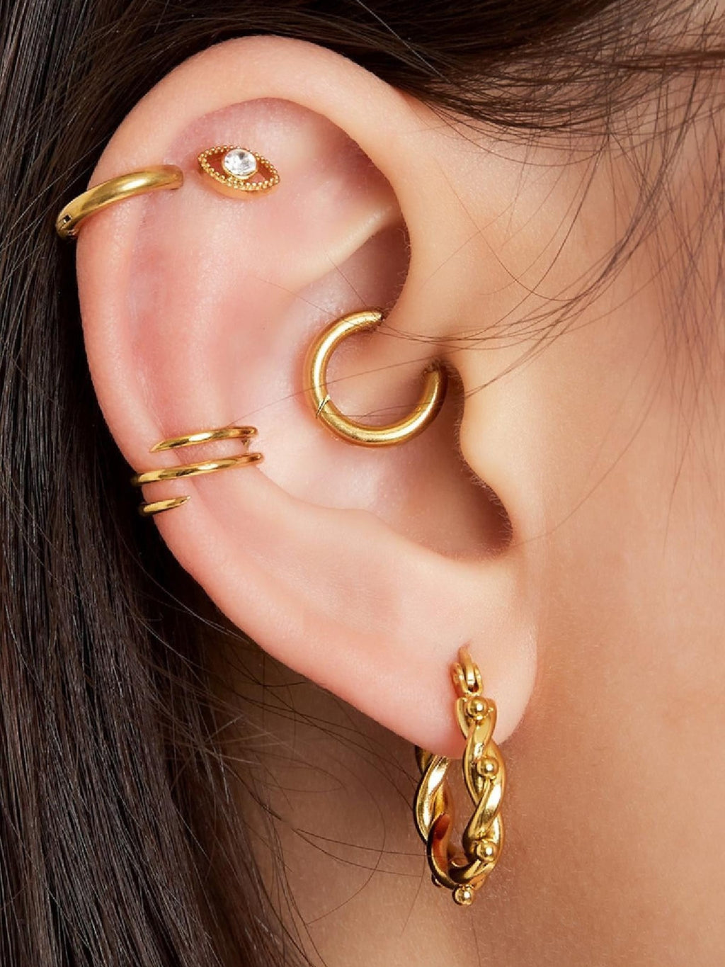 Ear cuff silver