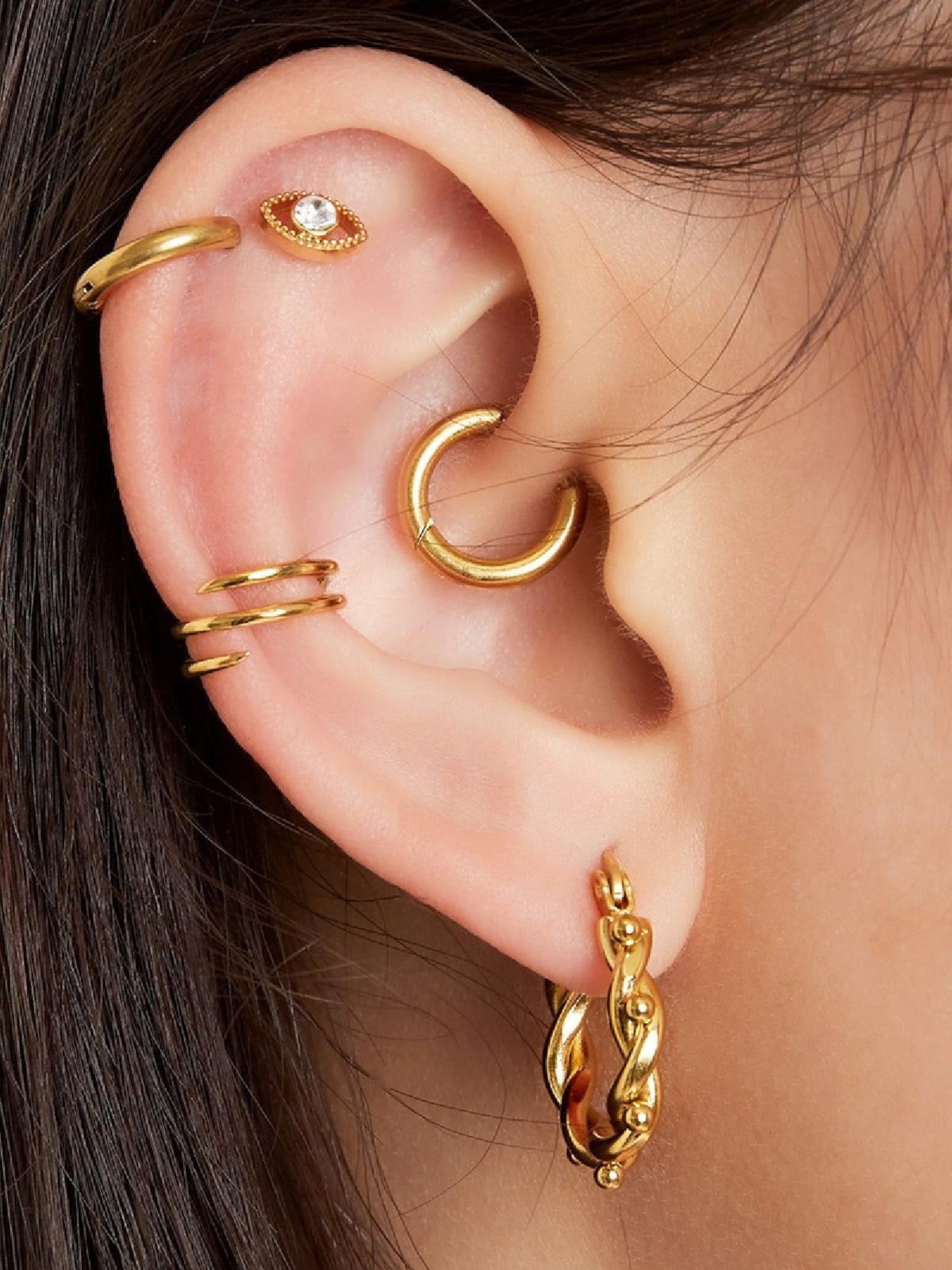 Ear cuff silver