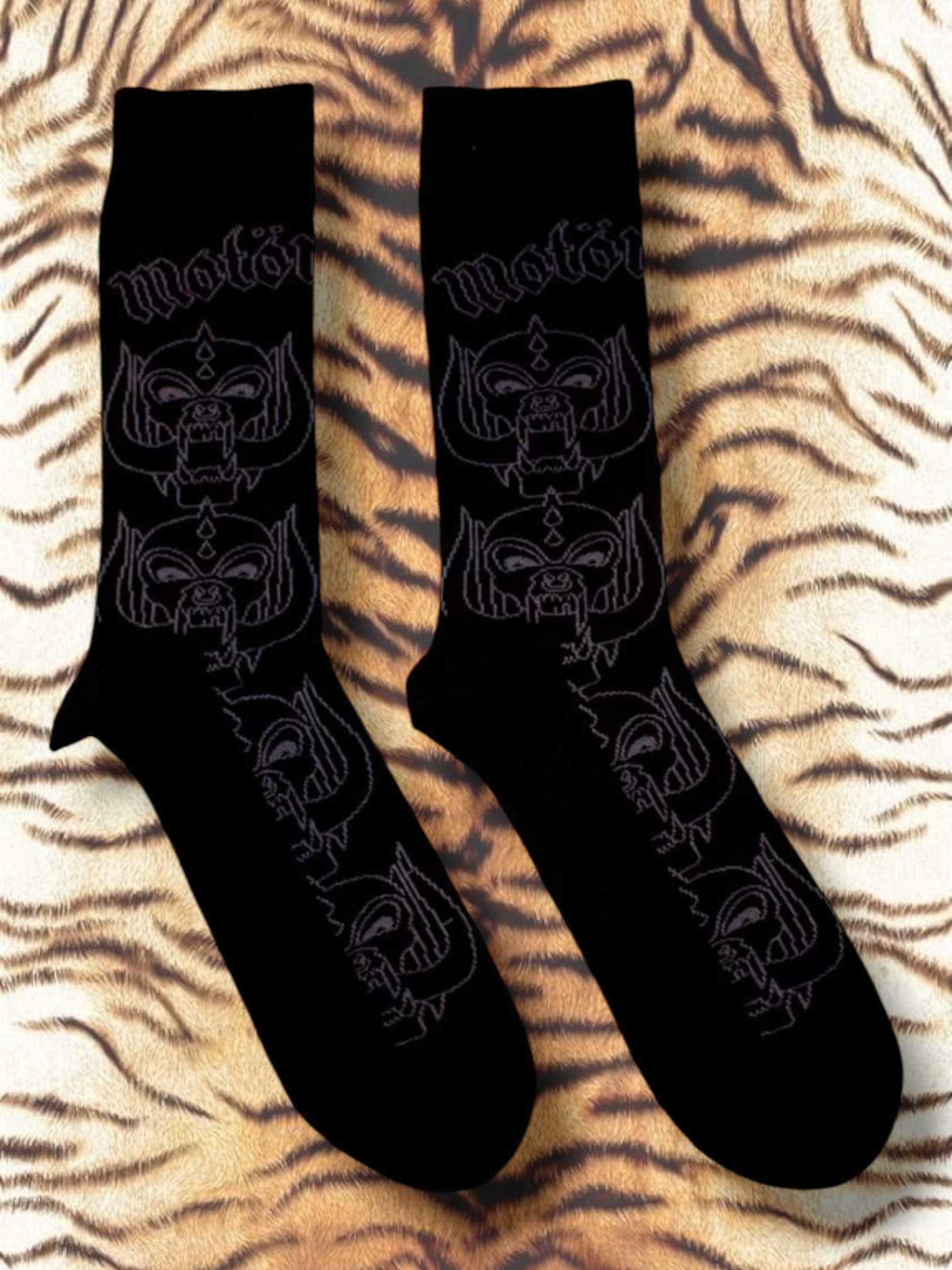 Motorhead Unisex Socks: Warpig Outlines (Black) (maat 40-45)