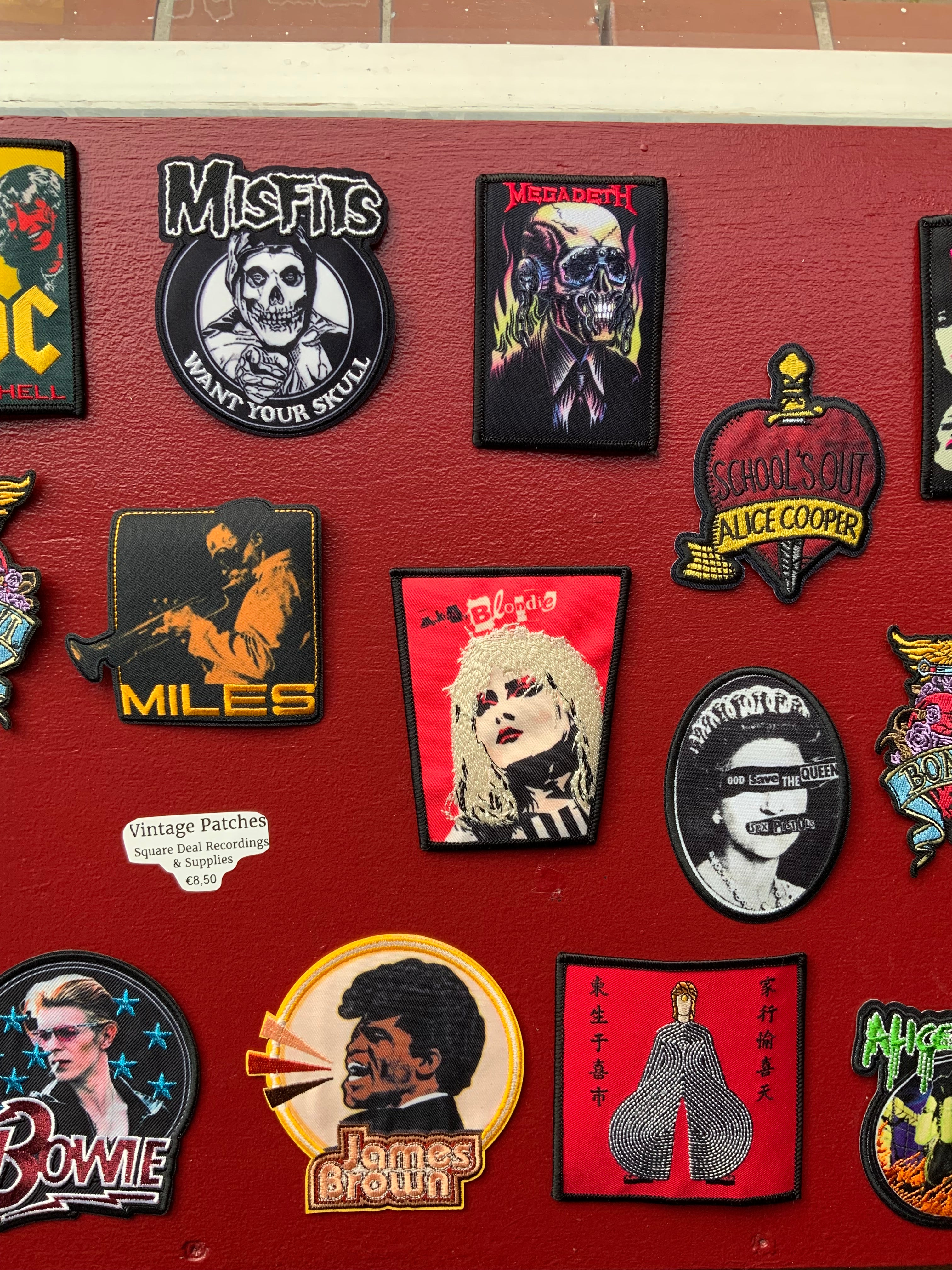 Vintage Blondie Patch - "A.K.A. Blondie" W/ Debbie Harry On Red