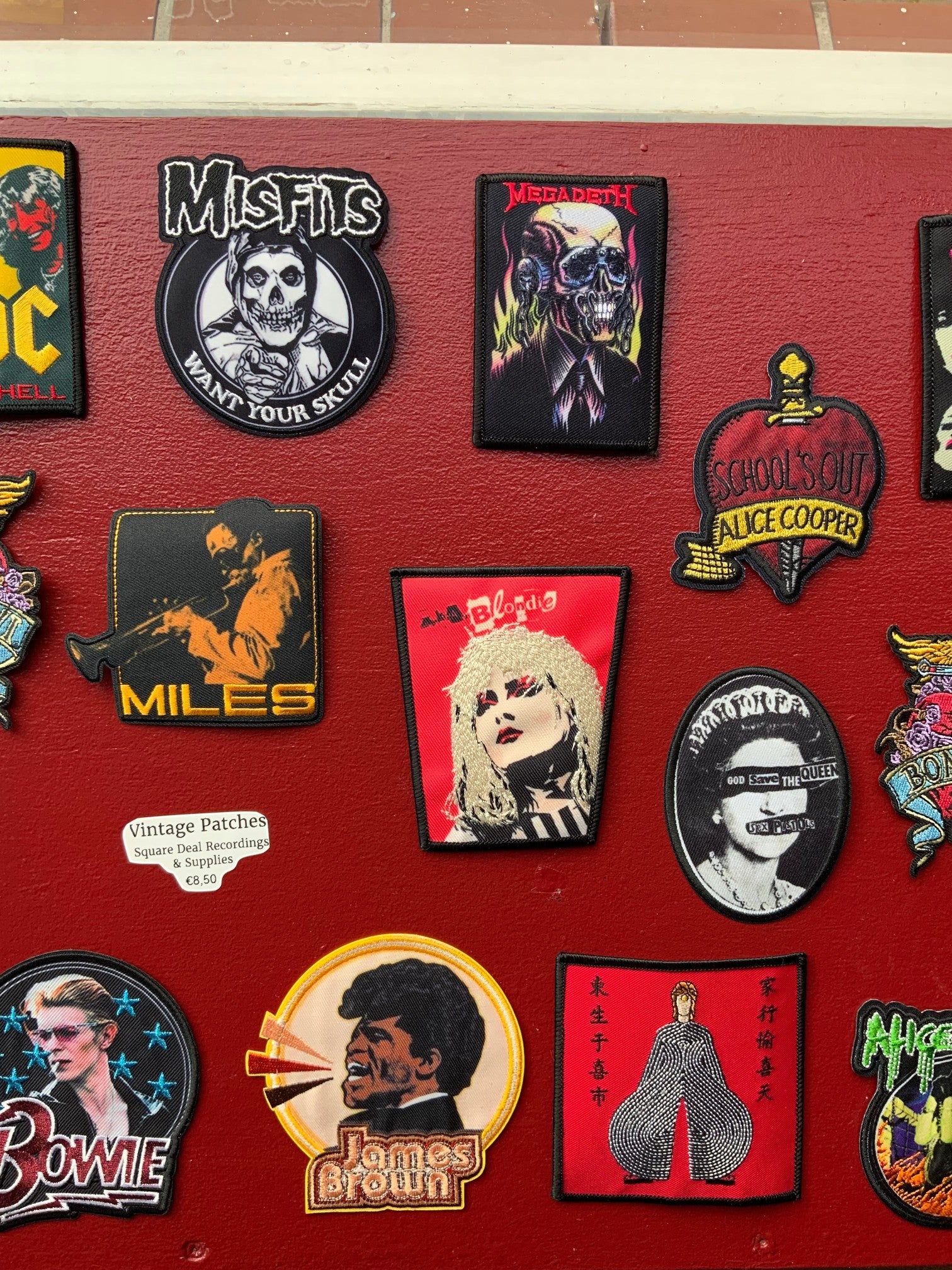 Vintage Blondie Patch - "A.K.A. Blondie" W/ Debbie Harry On Red