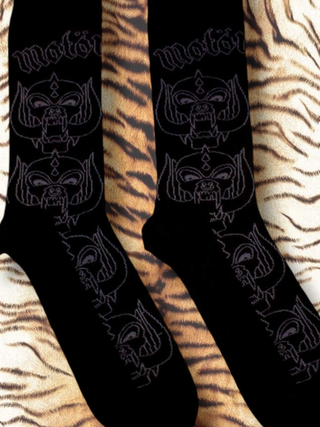 Motorhead Unisex Socks: Warpig Outlines (Black) (maat 40-45)