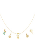 Elegant 14K Gold Plated Heart Pendant Necklace