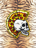 Parche de calavera de pizza