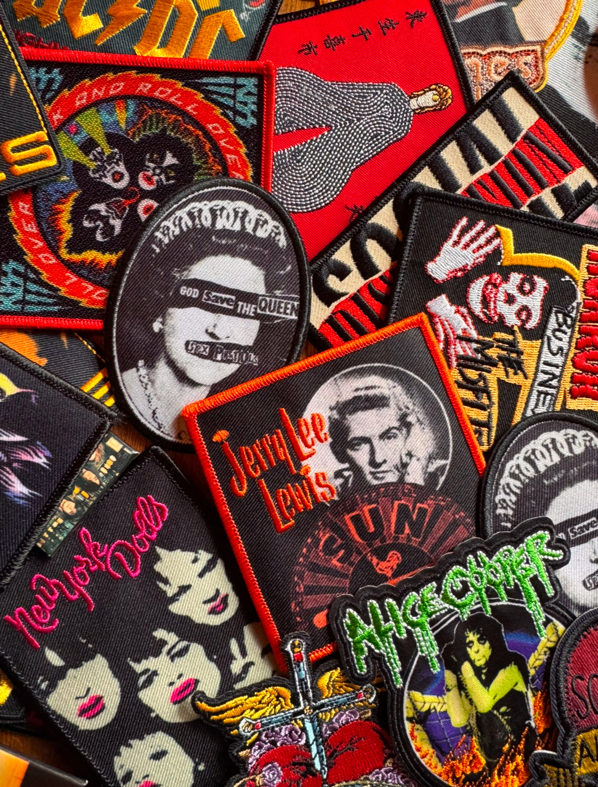 Vintage Kiss Patch - "Rock And Roll Over"