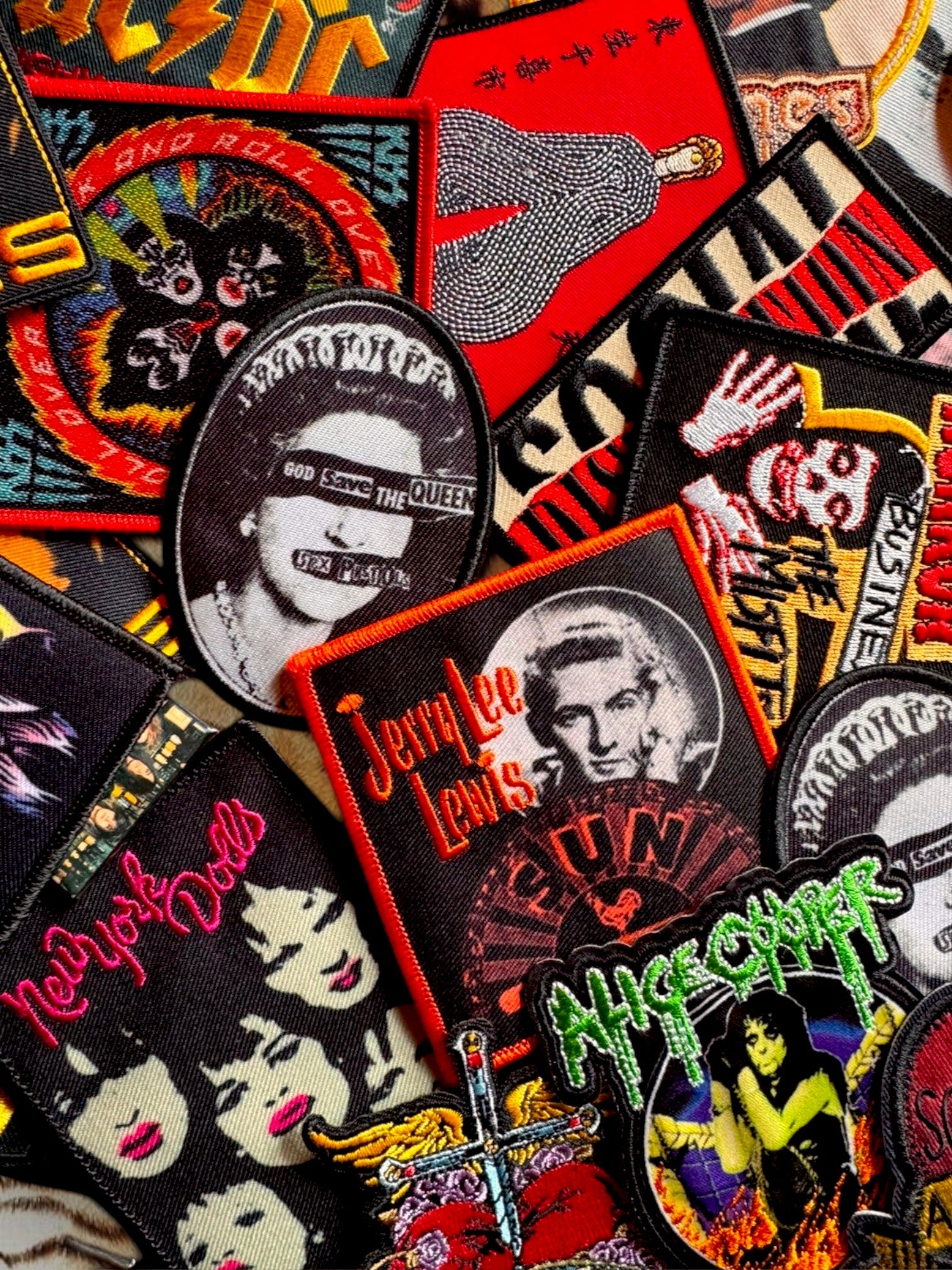 Vintage Kiss Patch - "Rock And Roll Over"