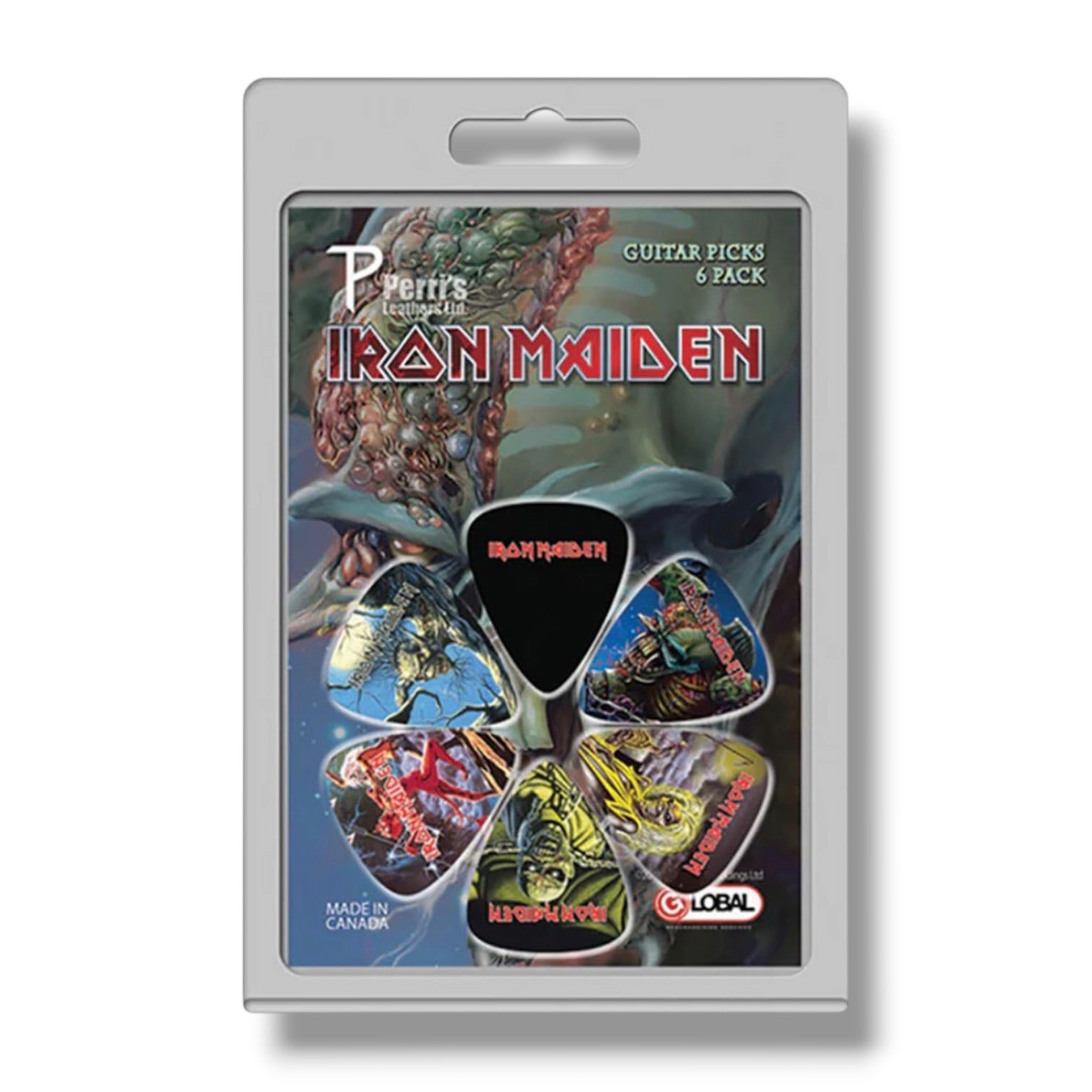 Iron Maiden Plectrum Pack: Album Covers 6-Pack